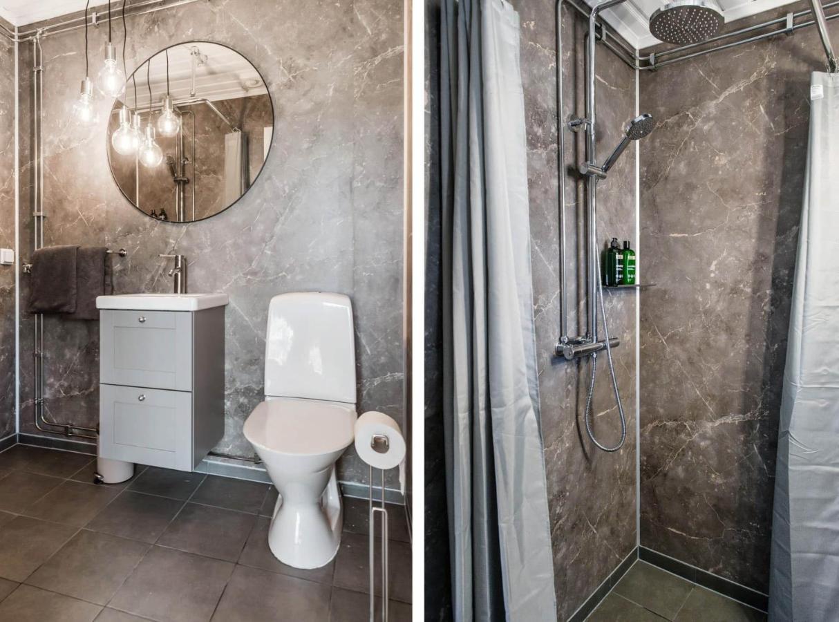 Nyrenoverat Gardshus Pa Havstomt Med Hoeg Standard Örnsköldsvik Buitenkant foto